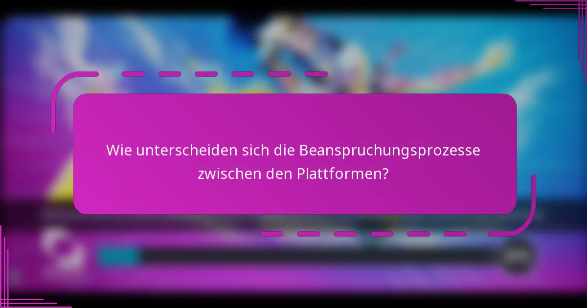 Wie unterscheiden sich die Beanspruchungsprozesse zwischen den Plattformen?